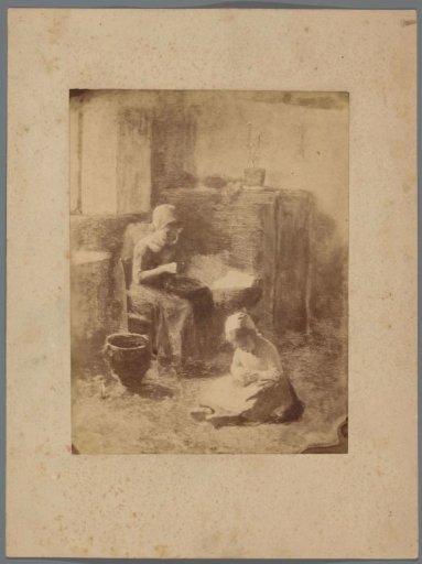Photographic reproduction of a painting by Albert Neuhuys