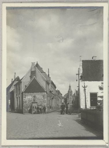 View of the Achterstraat (left) and Kerkstraat in Hattem