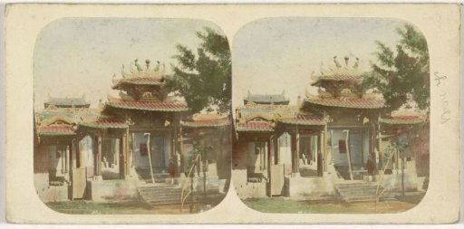 Views in China: Canton. The Temple of the Five Gennii...