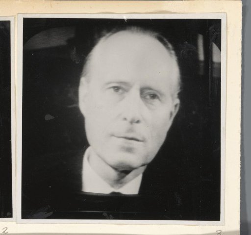 Photograph of a Television Screen, Likely During the Broadcast of the Film 'Carel Willink' by Hélène van Zijl, Lies Westenburg, and Hans Redeker (1963)
