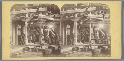 Interior of a Workshop in the Nygruvan Mine in Sweden