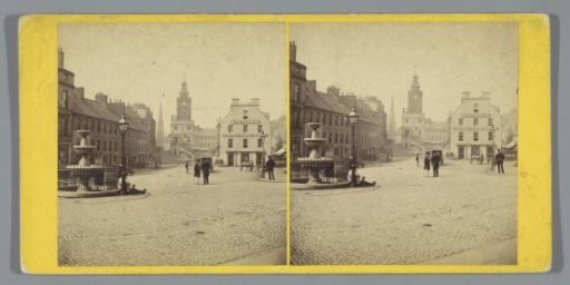 View of Highstreet in Dumfries, Scotland
