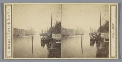 View of the Haringvliet, Rotterdam. View from the Spanjaardsbrug
