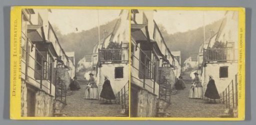 Street view in Clovelly, Devonshire, England