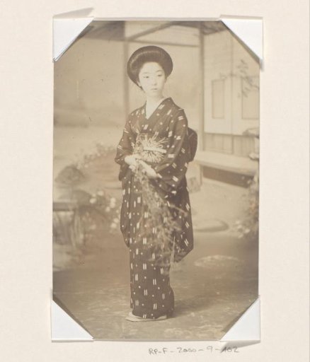 Woman in kimono, Japan