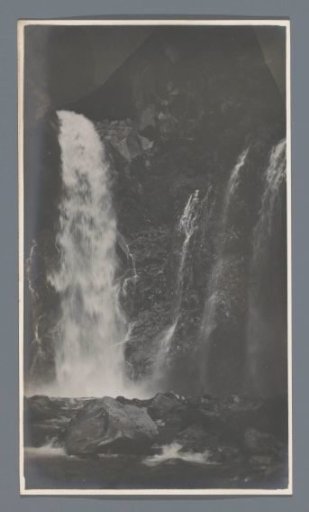 A waterfall, seen from close up, Nikko, Japan