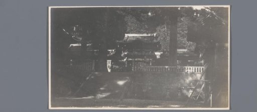 Steps to the entrance gate (Yomeimon gate) of the Toshogu sanctuary, Nikko, Japan