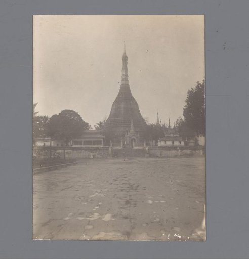 View of a Buddhist shrine, Myanmar