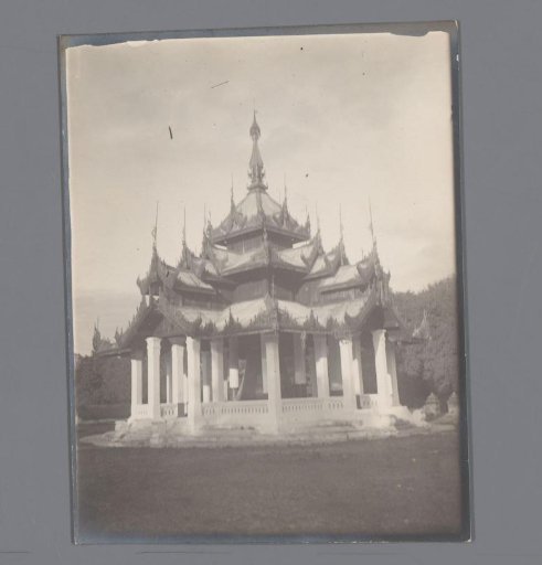 View of a Buddhist shrine, South-East Asia