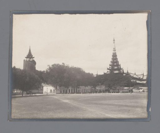 View of a (Buddhist?) shrine, South-East Asia