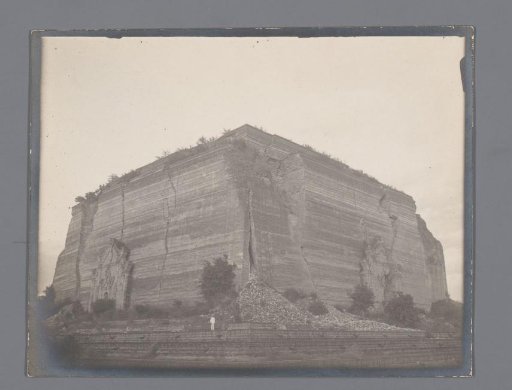 View of a ruin (?) of a building (a temple?), South-East Asia