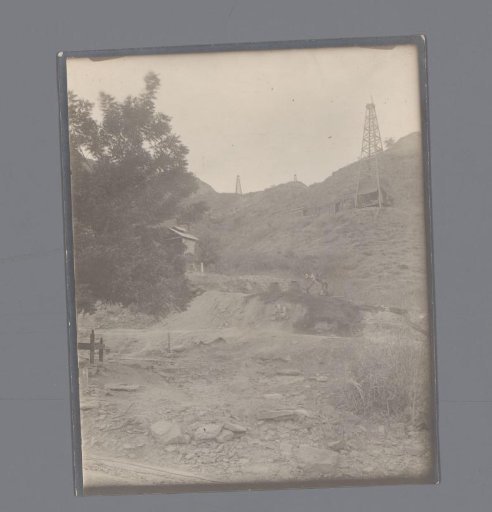 A mining area in the mountains, South-East Asia