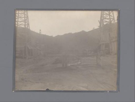 A mining area in the mountains, South-East Asia