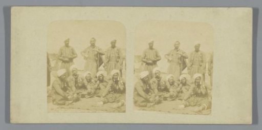 Group of Zouaves during the Second Italian War of Independence, just before or just after the Battle of Palestro