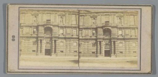 Facade of the Louvre, Paris, France