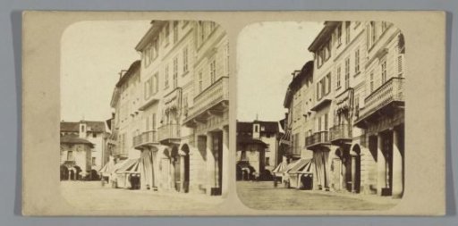 Street in Orta San Giulio, Italy