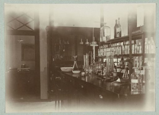 The laboratory of the factory in Madura