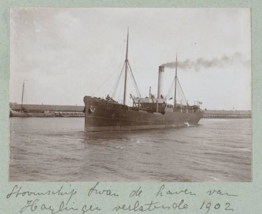 Steamship Swan in Harbor