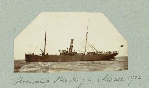 Steamship Starling at Sea