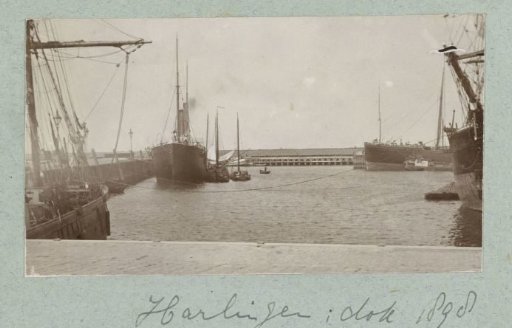 Harlingen; dock 1898