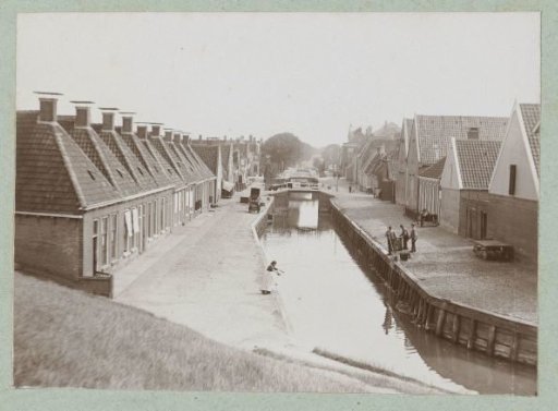 View of the Zoutsloot at Harlingen