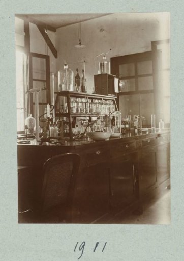 The laboratory of the factory in Madura