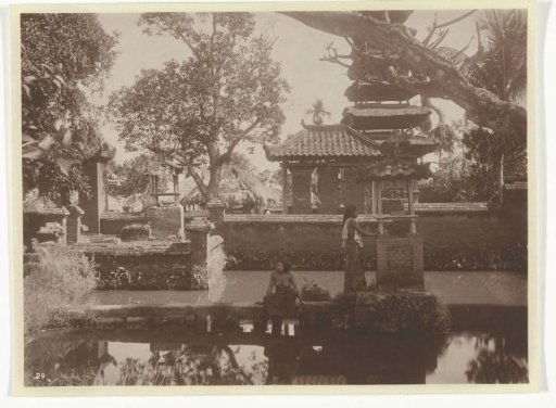 Offering place in Bali, former Dutch East Indies