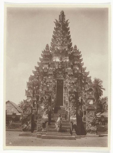 Temple in Bilabadjang, Bali, former Dutch East Indies