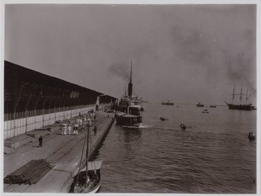 A Roadstead in Indonesia with Moored Ships