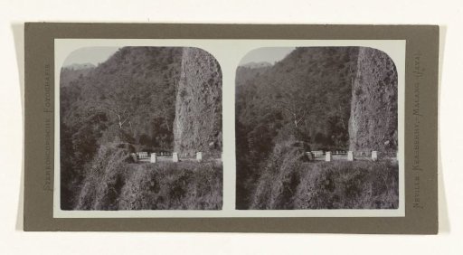 Paved mountain road on Java.