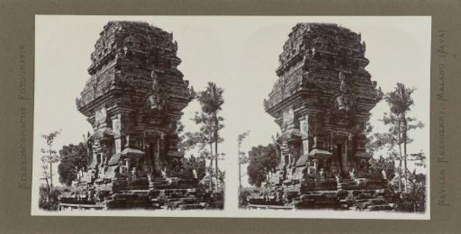 Candi Kidal near the mountain village of Tumpang