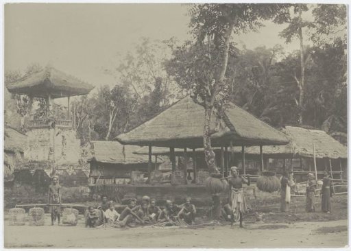 Cockfighters with roosters in cages