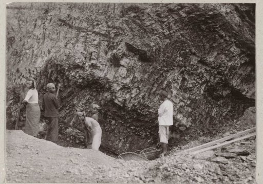 Contract workers in a coal mine near Sawahlunto