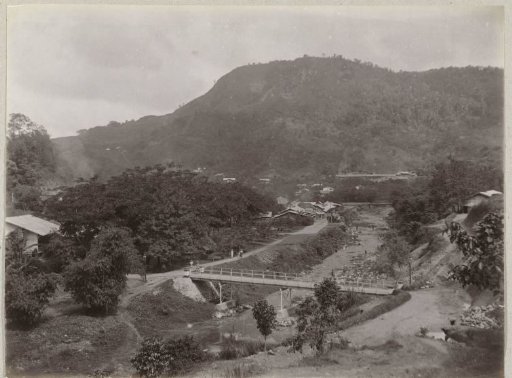 View of the river at Sawahlunto