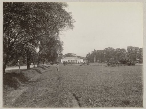 Town hall and Michiels monument at Michielsplein in Padang