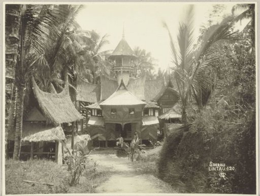 Mosque and school for religious instruction (surau) at Lintau