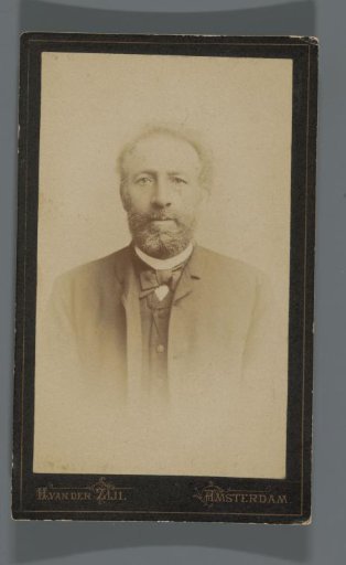 Portrait of a man from the Marmelstein family, probably the father of A.F. Marmelstein