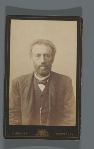 Portrait of a man from the Marmelstein family, probably the father of A.F. Marmelstein