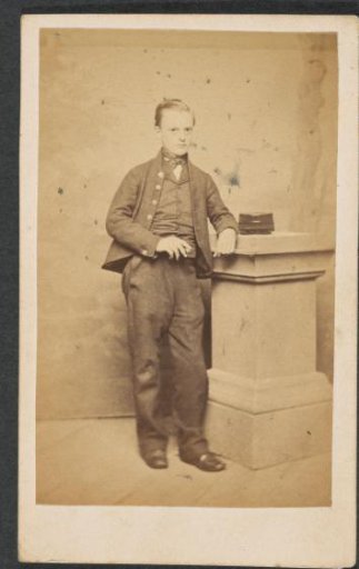 Portrait of an unknown young man from the Marmelstein family