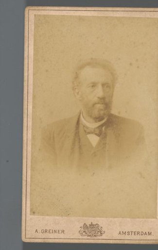 Portrait of a man from the Marmelstein family, probably the father of A.F. Marmelstein