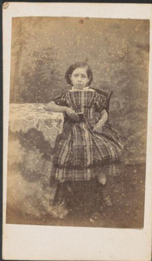 Portrait of an unknown girl from the Marmelstein family