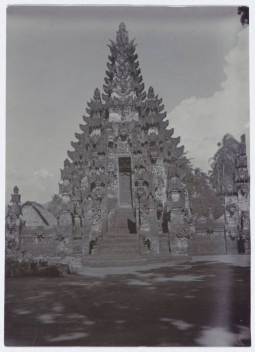 A Temple in North Bali, Possibly Batur, Which Was Destroyed by a Volcanic Eruption in 1917