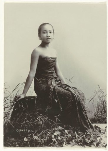 Studio Portrait of a Javanese Woman