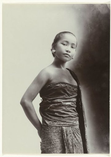 Studio Portrait of a Javanese Woman