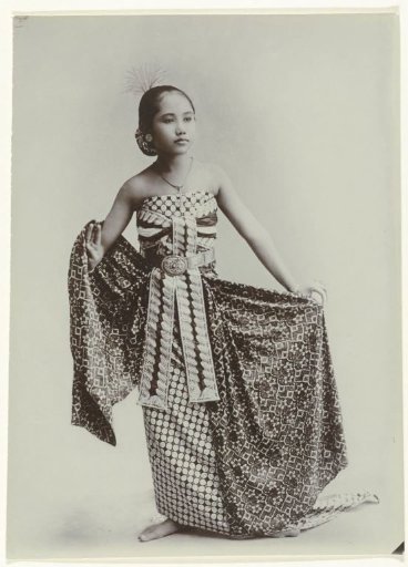 Studio Portrait of a Javanese Dancer