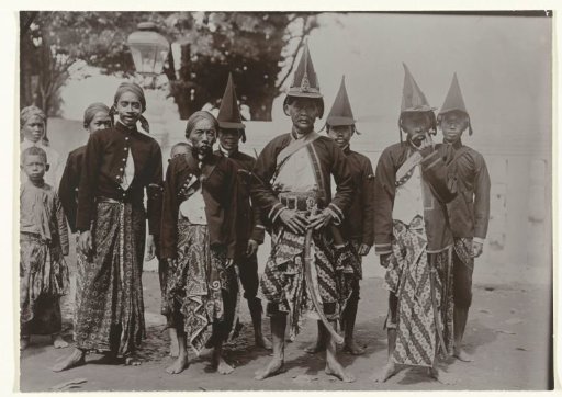 Javanese men in uniform