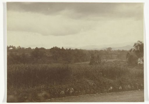 Landscape in the former Dutch East Indies