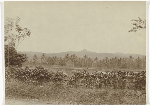 Landscape with sawah, former Dutch East Indies