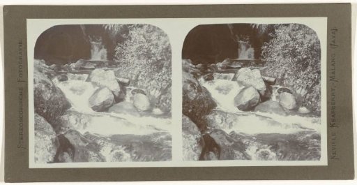 Rocky rapids in a river near Prigen on Java