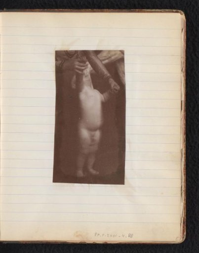 Study of a naked toddler and woman, by Jacques de Lalaing, preliminary study for Holy Virgin with the Child